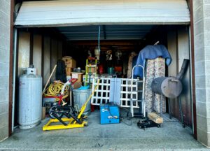 A Garage Full Of Things That Are No Longer Used