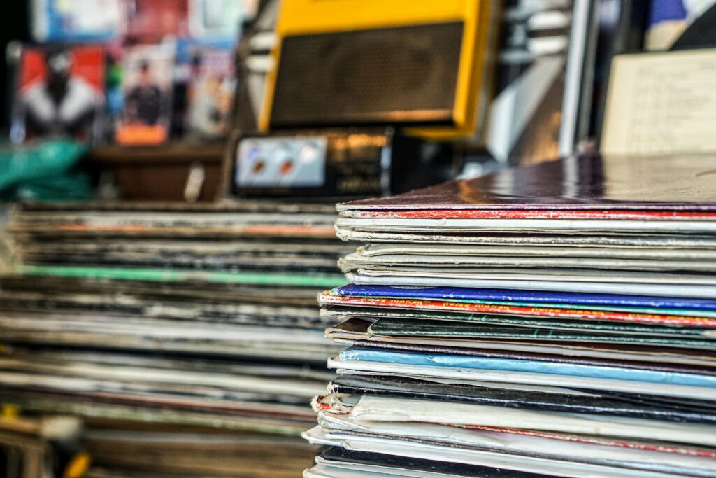 A large collection of of miscellaneous items stacked up